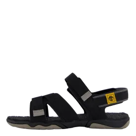 2 Strap Sandal Jet Black