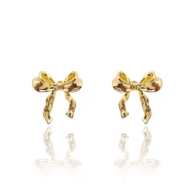 Bow Ribbon Post  Earrings