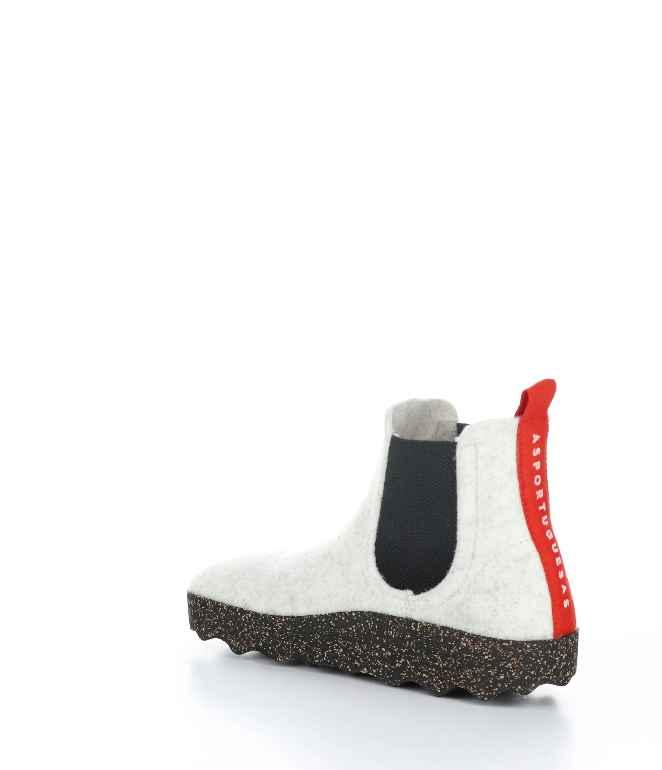 CAIA084ASP Off White Round Toe Boots