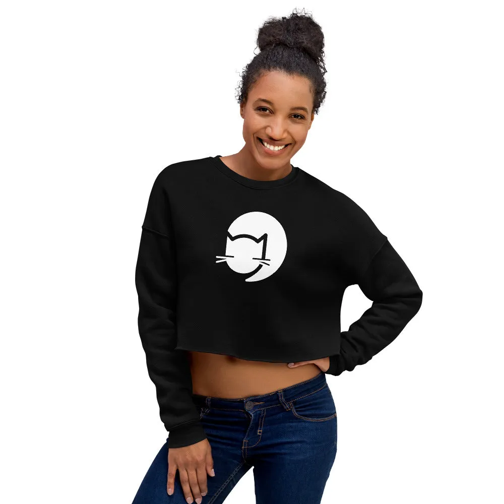 CatCafe Lounge Icon Crop Sweatshirt
