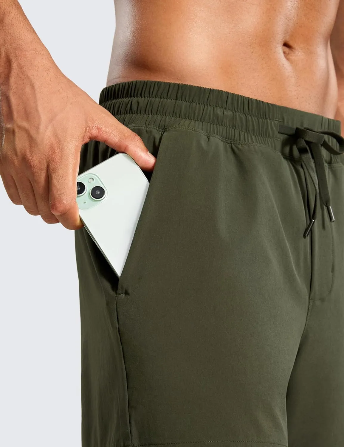 CRZ YOGA 2 in 1 Mens Athletic Shorts 5'' with Liner Quick Dry Lightweight for Running Sports Gym with Pockets