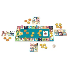 Djeco - Little Market Cool School Game