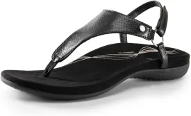 DREAM PAIRS Women's Flat Sandals Arch Support Orthopedic Comfortable Soft Cushion Summer T-Strap Walking Thong Sandals
