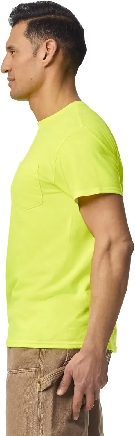Gildan Adult DryBlend Workwear T-Shirts with Pocket, 2-Pack