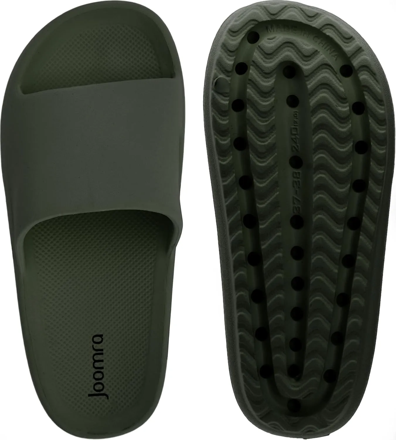 Joomra Arch Support Slides for Women and Men Recovery Sandals Plantar Fasciitis Slippers | Pain Relief Cushion Thick Sole