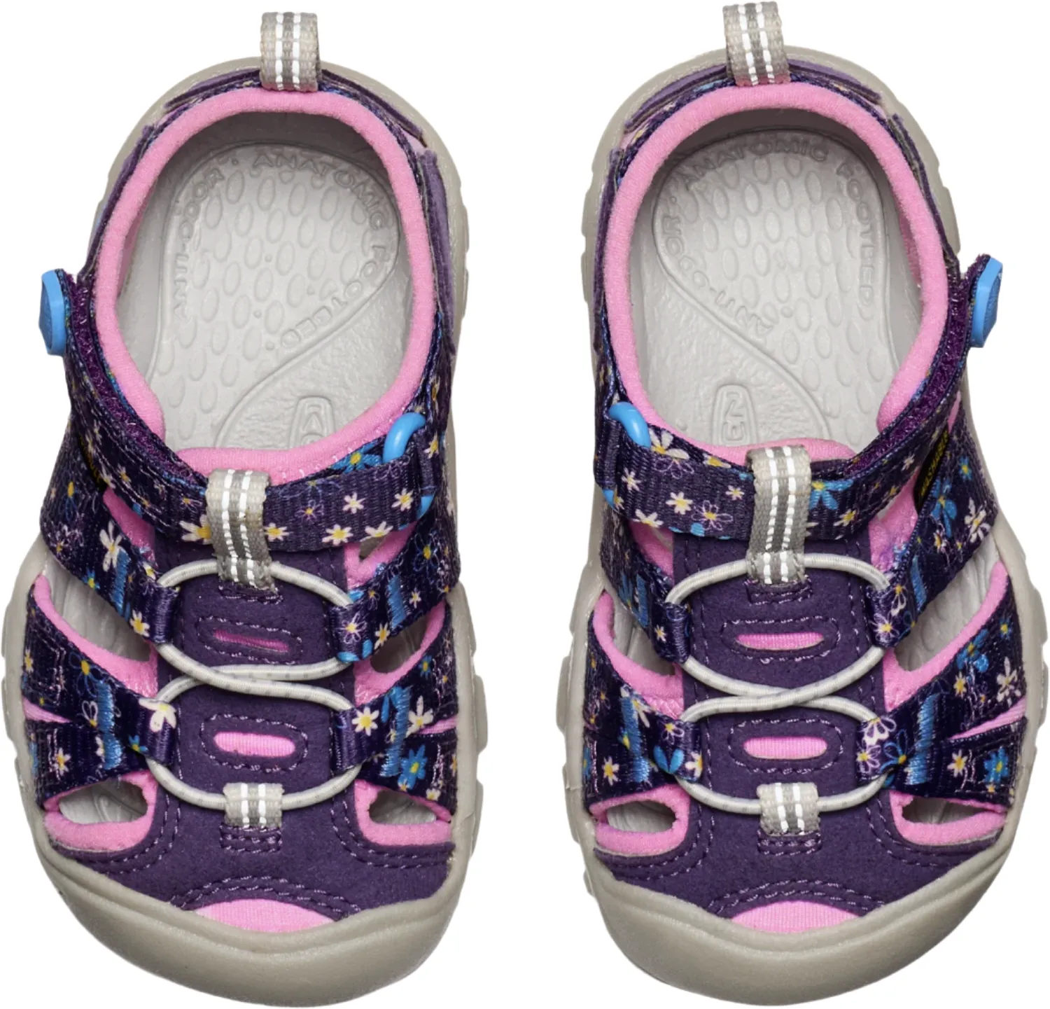 Keen Toddlers' (Sizes 4-7) Seacamp II CNX Infant Sandal - Daisies/Marina