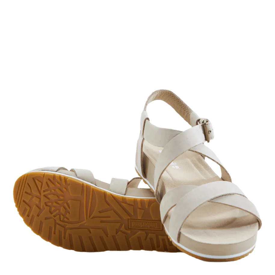 Malibu Waves Ankel Strap Sanda Beige