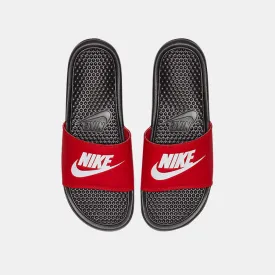 Nike Benassi "Just Do It" Classic "BREDS" (Black/White /University Red)(343880-026)