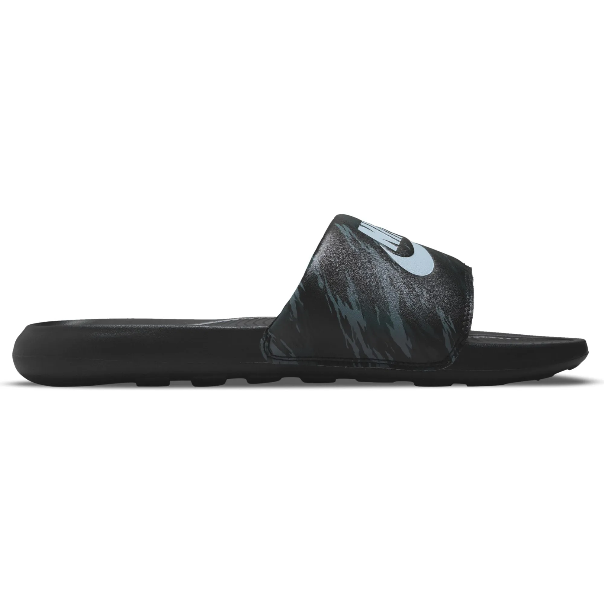 Nike Victori One Print Slides (Black/Pure Platinum)(CN9678-009)