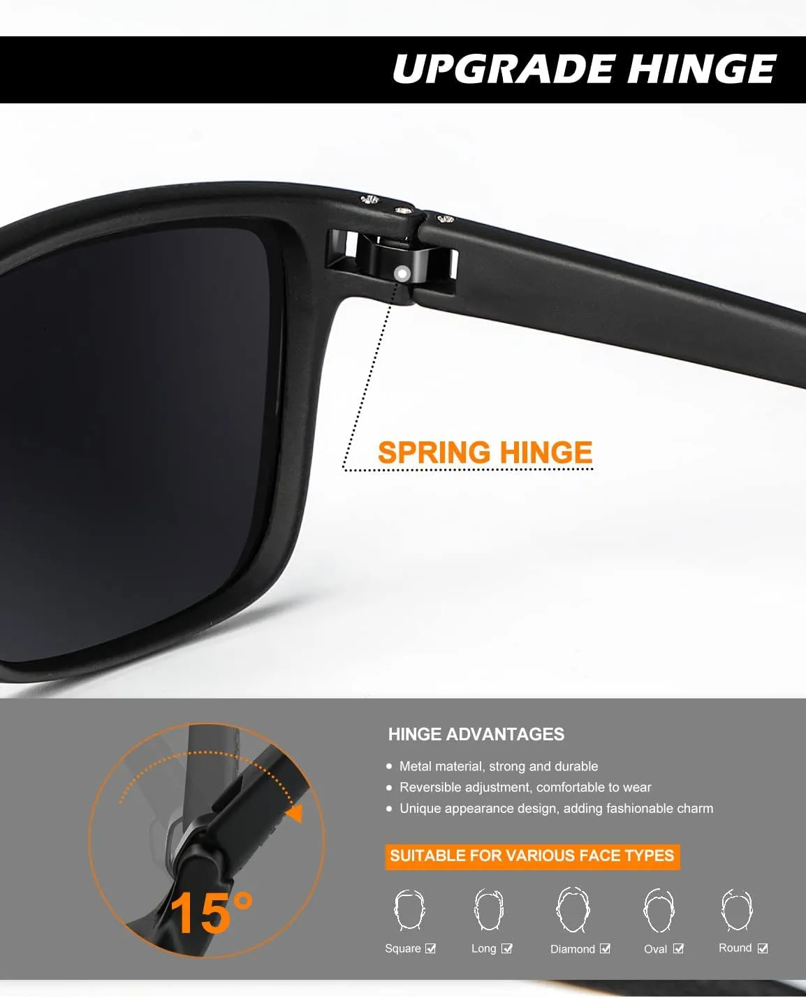 NSSIW Mens-Sunglasses Polarized Sunglasses Men : Classic Sun Glasses with UV Protection for Driving Fishing Golf 4 Packs