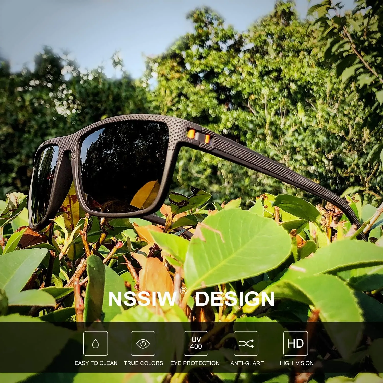 NSSIW Mens-Sunglasses Polarized Sunglasses Men : Classic Sun Glasses with UV Protection for Driving Fishing Golf 4 Packs