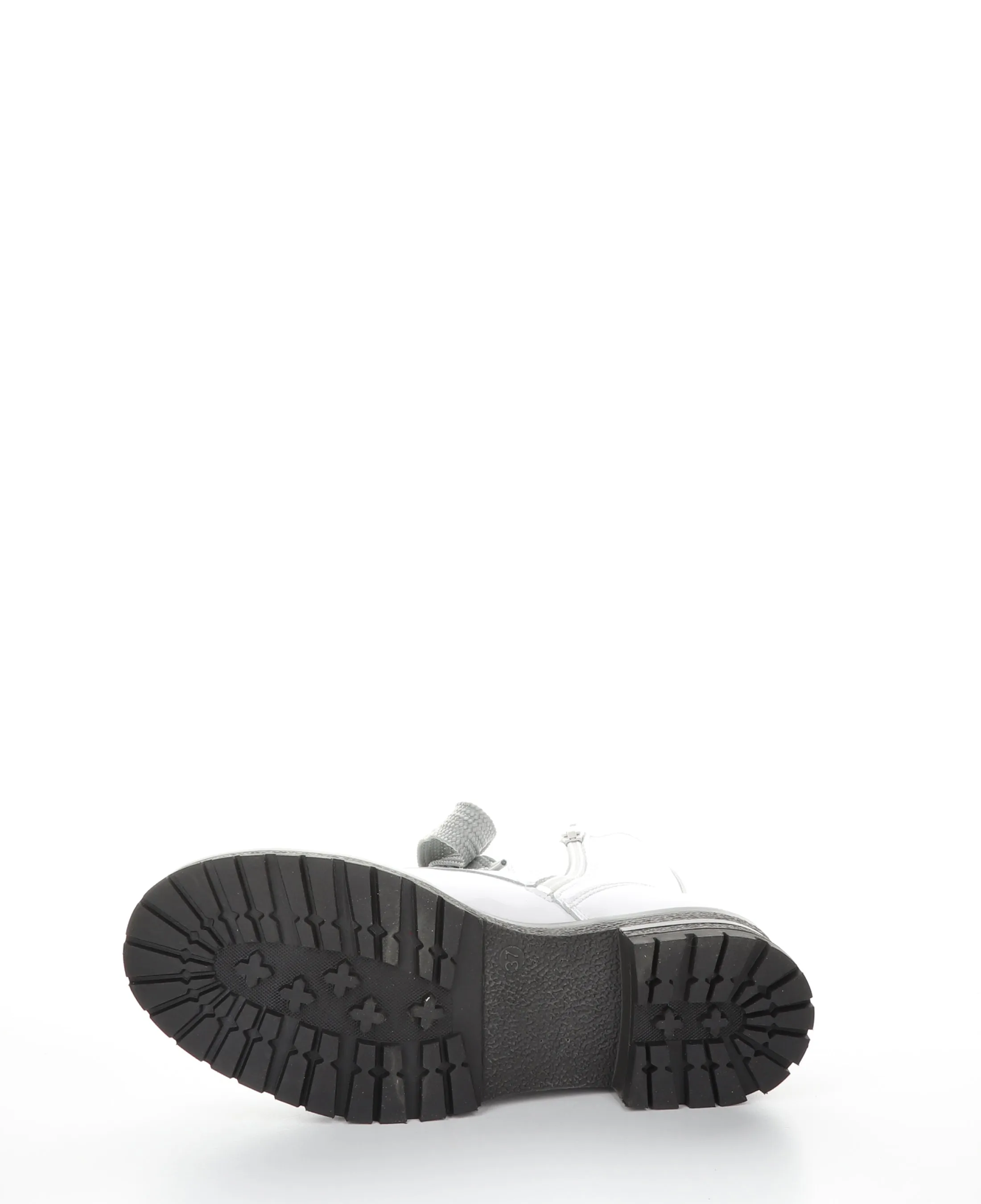PAULIE White Zip Up Boots