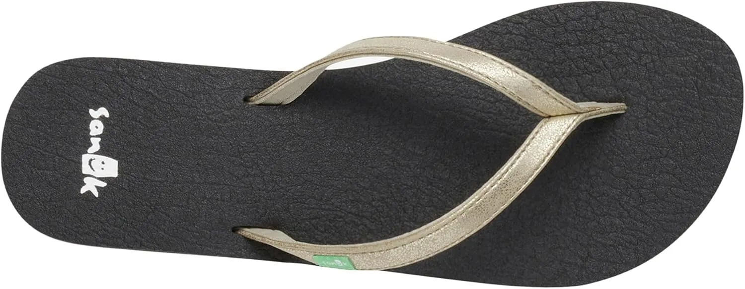 Sanuk Yoga Spree 4 | Flip Flops for Women | Yoga Sandals For Women | Women's Beach Sandals | Memory Foam Footbed