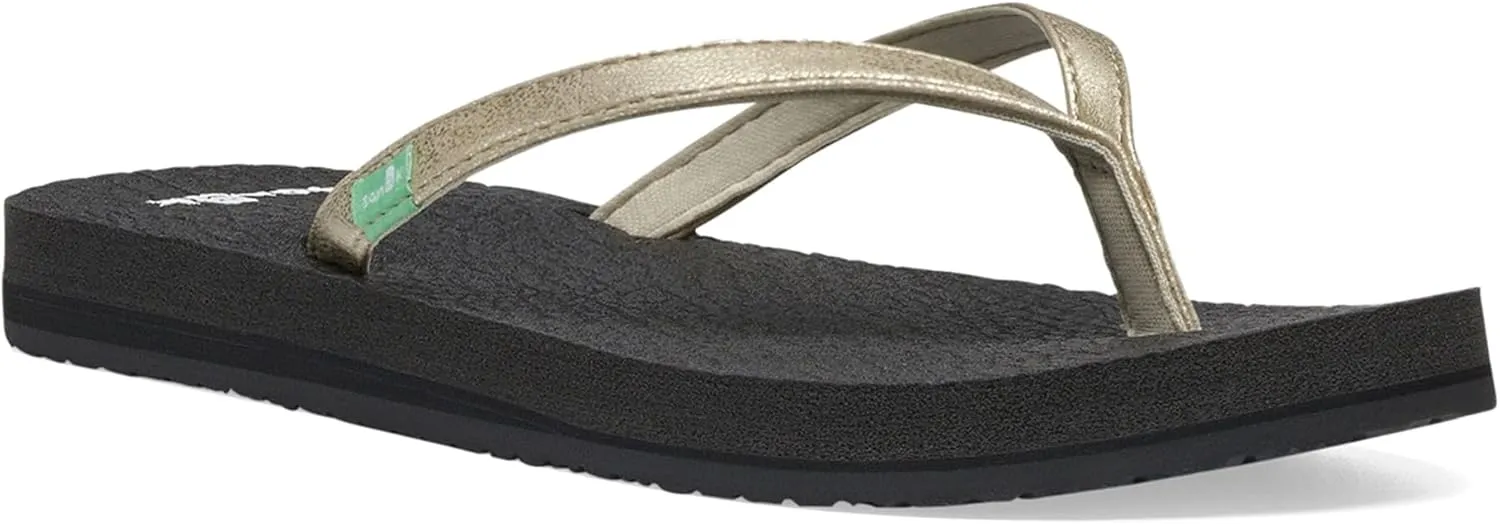Sanuk Yoga Spree 4 | Flip Flops for Women | Yoga Sandals For Women | Women's Beach Sandals | Memory Foam Footbed