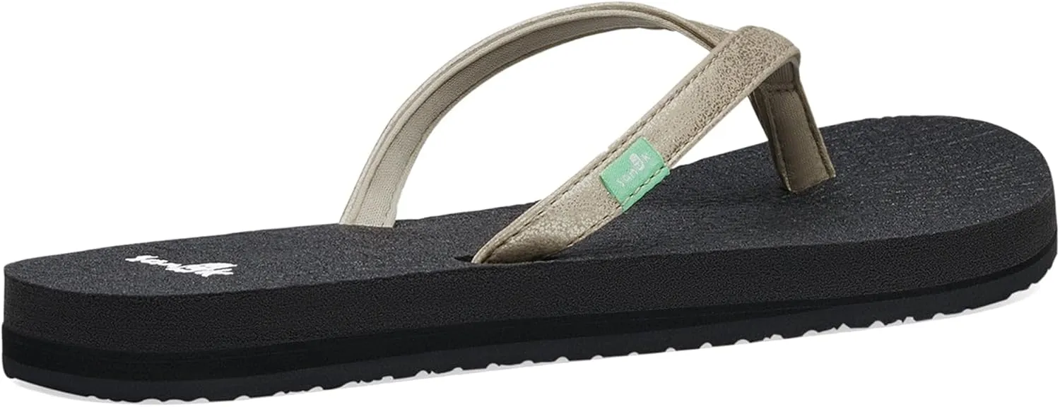 Sanuk Yoga Spree 4 | Flip Flops for Women | Yoga Sandals For Women | Women's Beach Sandals | Memory Foam Footbed