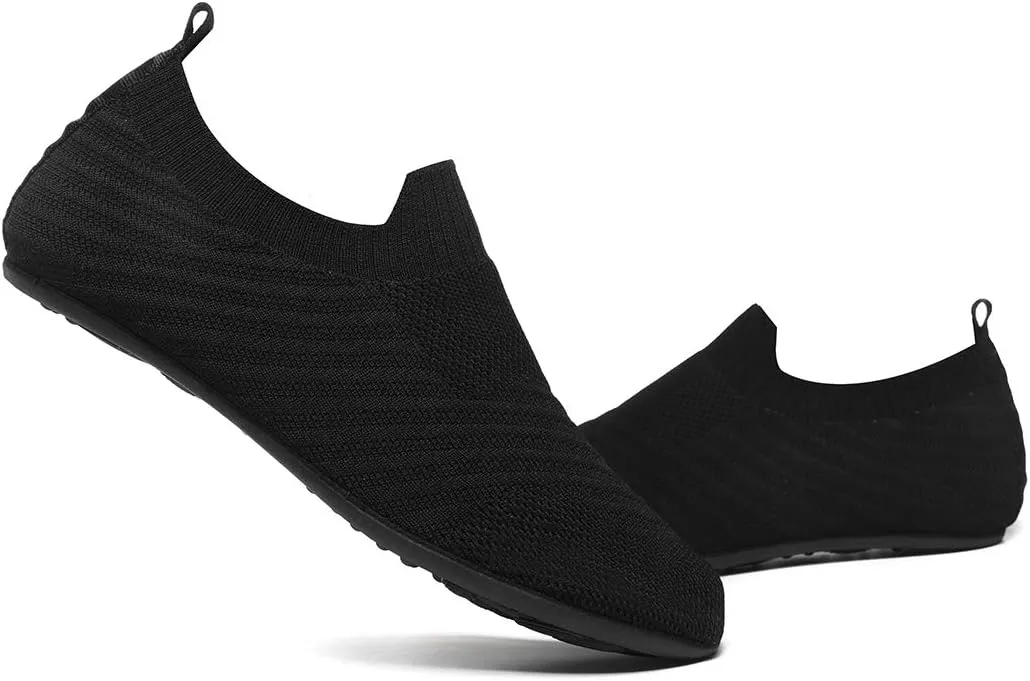 SLEVEL Lightweight Non Slip Travel Indoor Grip House Slipper Socks Unisex Adult Around The House Floor Home Shoes for Women Men