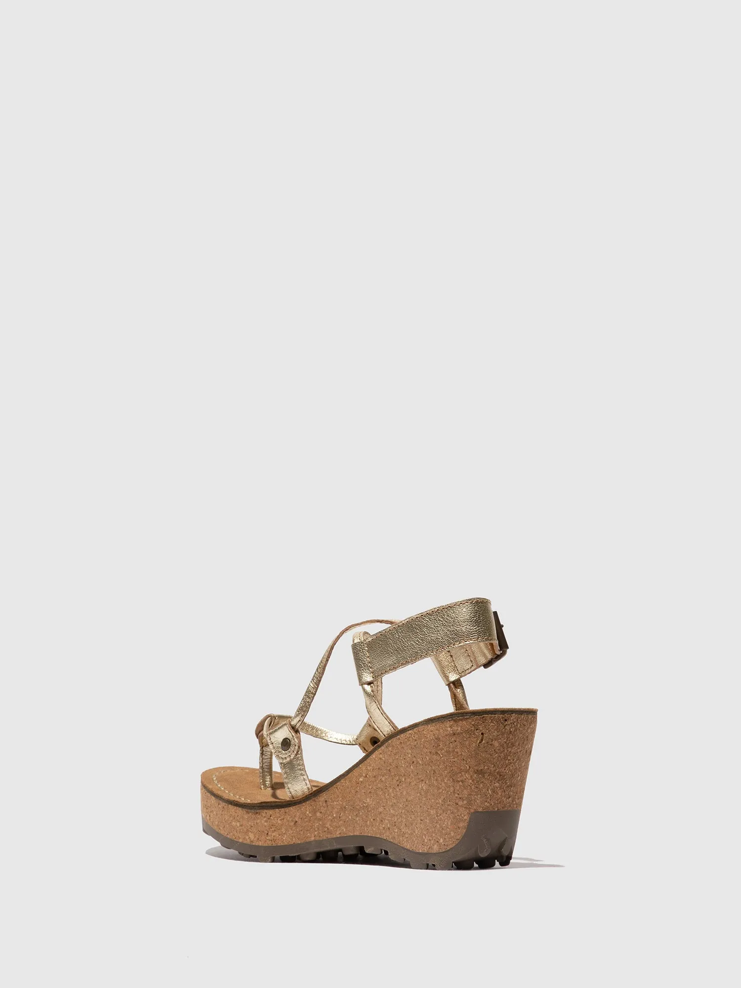 T-Strap Sandals GOSH GOLD