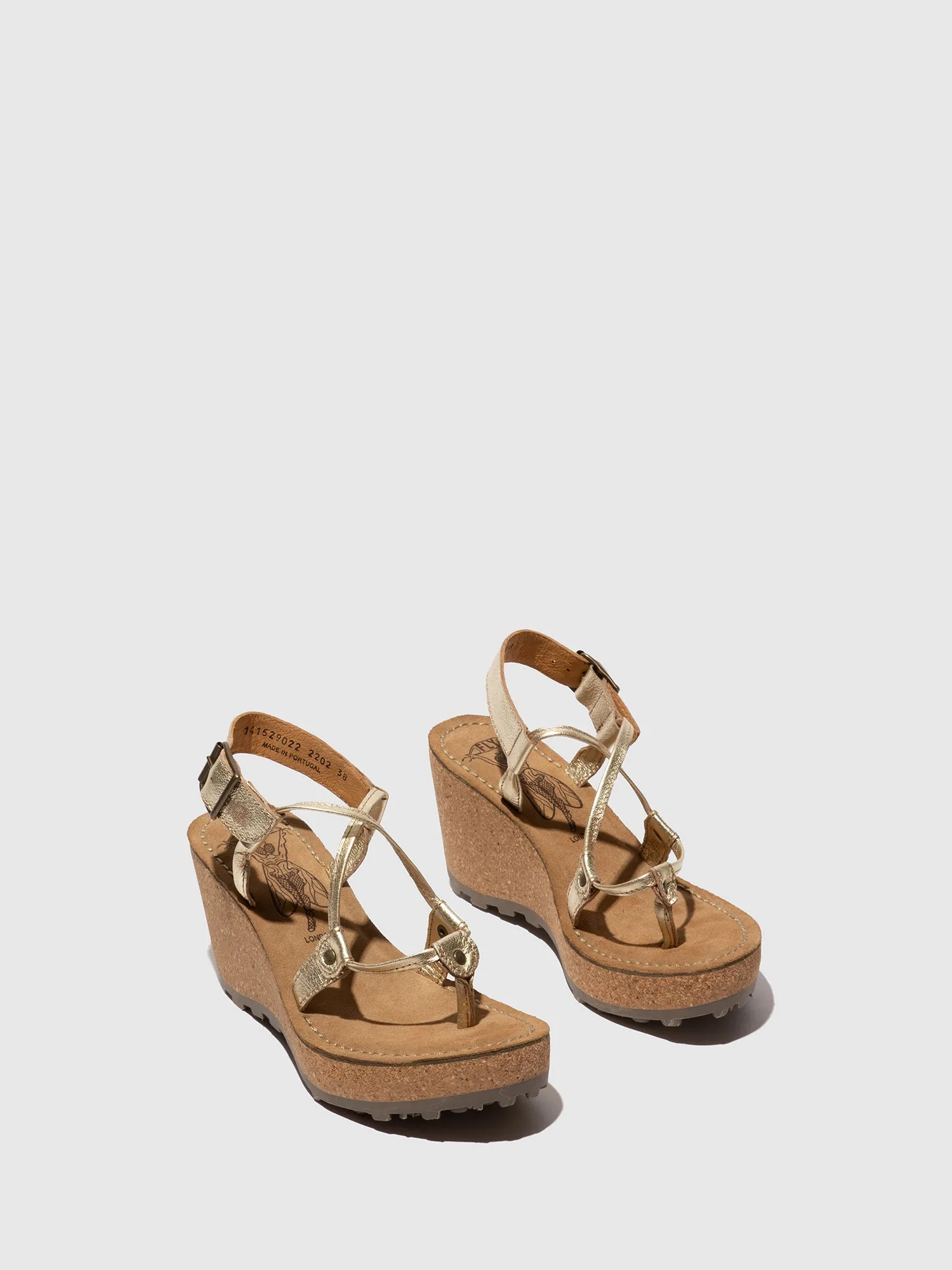 T-Strap Sandals GOSH GOLD