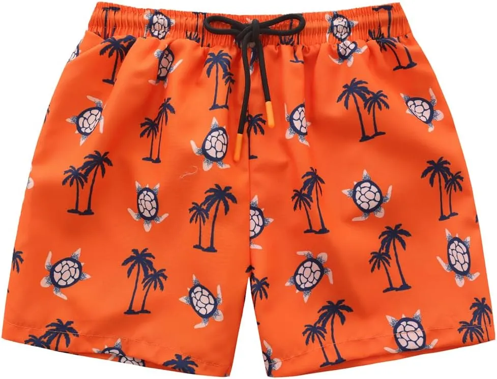 Toddlers and Baby Boys' 3-Piece Swimsuit Trunk and Rashguard Sun Hat Set