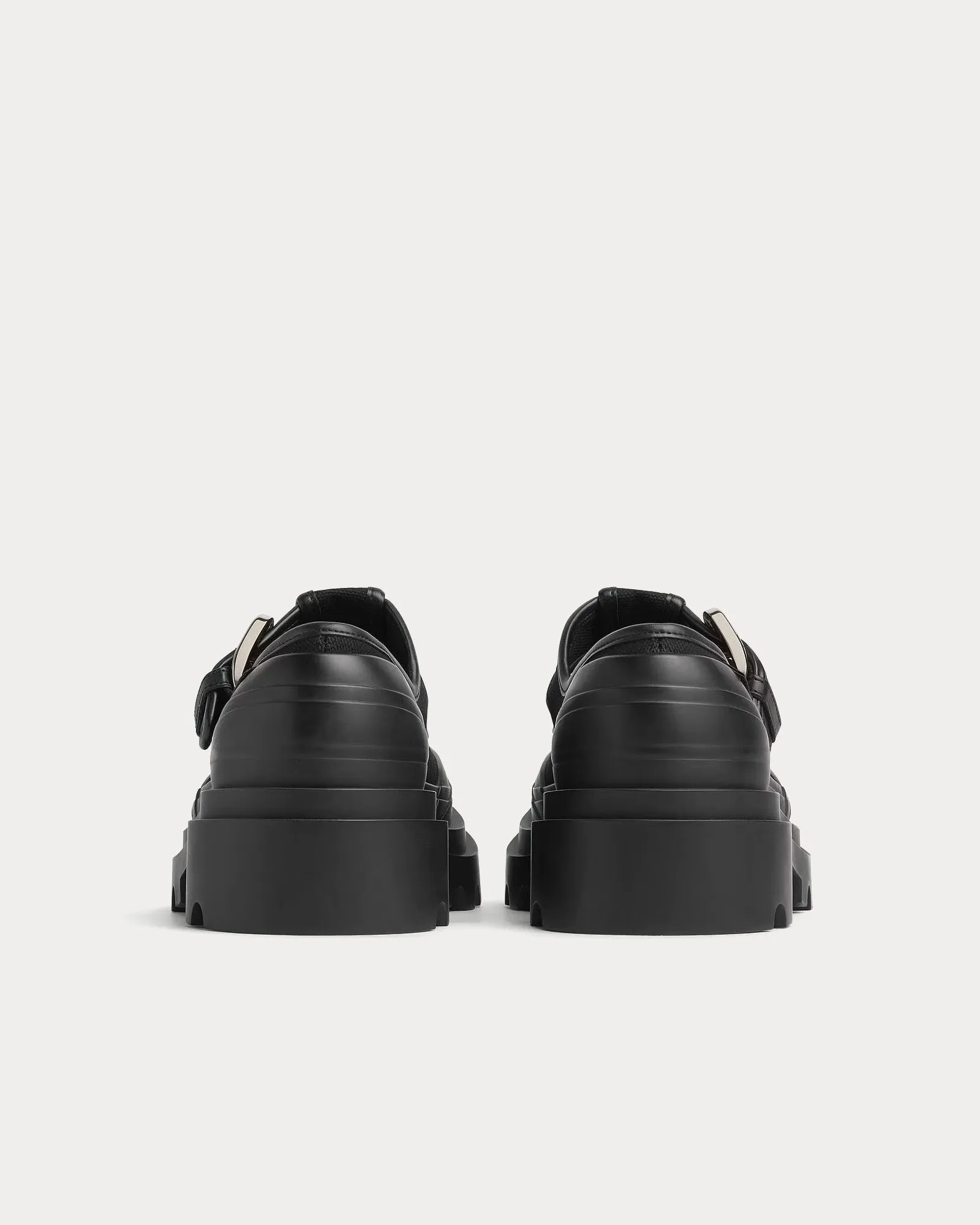 Trek Mary-Jane Black Slip Ons